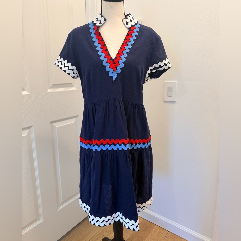 Sail to Sable Navy Dress -NWT